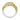 14K Gold and Sterling Silver, Equine-Inspired Diamond Horse Bit Ring | 12966D