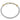14K Gold and Sterling Silver, Diamond Stackable Bracelet