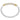 14K Gold and Sterling Silver Diamond Stackable Bracelet