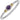 Duchess Diamond and Amethyst Bangle | 23615DAMY04