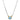 14K Gold and Sterling Silver, Sky Blue Topaz and Diamond Necklace