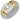 14K Gold and Sterling Silver, Diamond Stackable Bracelet | 27MM