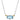 Diamond and Sky Blue Topaz Necklace | 80548DSBT/18