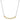 14K Gold and Sterling Silver, Diamond Bar Necklace | 80574D/18