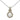 14K Gold and Sterling Silver, Diamond and Pearl Pendant