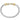 Equine Horsebit Diamond Stackable Bracelet in 14K Gold and Sterling Silver