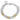 14K Gold and Sterling Silver Two-Tone Link Chain Bracelet