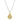 14K Gold and Sterling Silver, Numeral “3” Diamond Pendant Necklace | 70977D/3/18