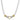 14K Gold and Sterling Silver, Diamond Necklace