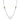 14K Gold and Sterling Silver, Diamond Necklace