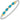 14K Gold and Sterling Silver, Turquoise and Diamond Stackable Bracelet | 3MM