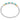 14K Gold and Sterling Silver, Turquoise and Diamond Stackable Bracelet | 23731DTU03