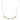 14K Gold and Sterling Silver, Diamond Necklace