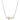 Simple Elegance Sideways Cross Diamond Necklace in 14K Gold and Sterling Silver