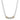 14K Gold and Sterling Silver, Multi-Pavé Diamond Bar Necklace