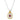 14K Gold and Sterling Silver, Ruby and Diamond Pendant