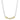 14K Gold and Sterling Silver, Diamond Necklace