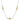 14K Gold and Sterling Silver, Multi-Clover Diamond Necklace