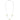14K Gold and Sterling Silver, Multi-Clover Diamond Necklace