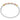 14K Gold and Sterling Silver, Pink Topaz and Diamond Stackable Bracelet | 23731DPZ03