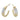 Multi-Pavé Diamond Hoops in 14K Gold | 43146GD