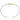14K Gold and Sterling Silver Diamond 2MM Petite Stackable Bracelet