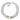 14K Gold and Sterling Silver Two-Tone Link Chain Bracelet