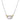 14K Gold and Sterling Silver, Mother of Pearl and Diamond Necklace
