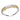 14K Gold and Sterling Silver, Mother of Pearl and Diamond Stackable Ring