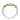 14K Gold and Sterling Silver, Mother of Pearl and Diamond Stackable Ring