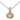 14K Gold and Sterling Silver, Diamond Statement Pendant