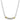 14K Gold and Sterling Silver, Diamond Statement Necklace