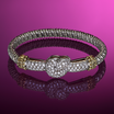 VAHAN's Trademark Moiré Beaded® pattern
Made in the USA with domestic and imported materials