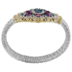 VAHAN's Trademark Moiré Beaded® pattern
Made in the USA with domestic and imported materials