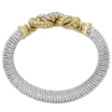 VAHAN's Trademark Moiré Beaded® pattern.
Made in the USA with domestic and imported materials