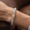 VAHAN's Trademark Moiré Beaded® pattern
Made in the USA with domestic and imported materials