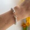 VAHAN's Trademark Moiré Beaded® pattern
Made in the USA with domestic and imported materials