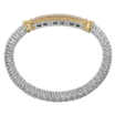 VAHAN's Trademark Moiré Beaded® pattern
Made in the USA with domestic and imported materials