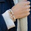 VAHAN's Trademark Moiré Beaded® pattern.
Made in the USA with domestic and imported materials