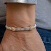 VAHAN's Trademark Moiré Beaded® pattern
Made in the USA with domestic and imported materials