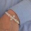 VAHAN's Trademark Moiré Beaded® pattern.
Made in the USA with domestic and imported materials