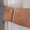 VAHAN's Trademark Moiré Beaded® pattern.
Made in the USA with domestic and imported materials