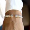 VAHAN's Trademark Moiré Beaded® pattern.
Made in the USA with domestic and imported materials