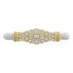 VAHAN's Trademark Moiré Beaded® pattern.
Made in the USA with domestic and imported materials