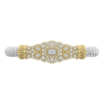 VAHAN's Trademark Moiré Beaded® pattern
Made in the USA with domestic and imported materials