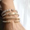 VAHAN's Trademark Moiré Beaded® pattern.
Made in the USA with domestic and imported materials
