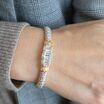 VAHAN's Trademark Moiré Beaded® pattern.
Made in the USA with domestic and imported materials
