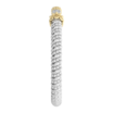 VAHAN's Trademark Moiré Beaded® pattern.
Made in the USA with domestic and imported materials
