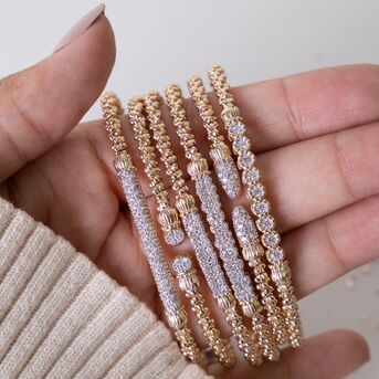 Our most petite bracelets yet! Our Petite Luxe Gold bracelets are the ultimate style piece for your