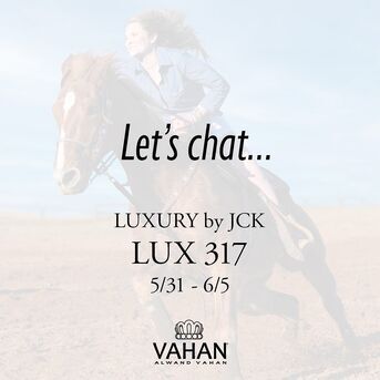Luxury JCK begins on Wednesday , and we cannot wait to see you there! We will have spectacular new 